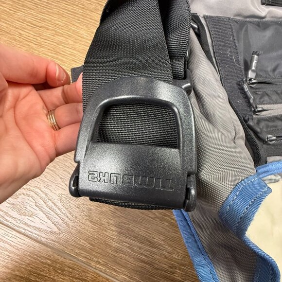 Timbuk2 Command Messanger Bag Blue/Gray TSA Compliant Crossbody Laptop Pocket - Picture 8 of 16